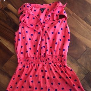 Polka dot romper